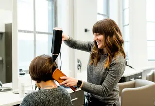 Hair styling service at ELMAX Dubai